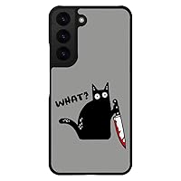 Cat What Knife Samsung S22 Plus Phone Case - Funny Design Phone Case for Samsung S22 Plus - Killer Samsung S22 Plus Phone Case