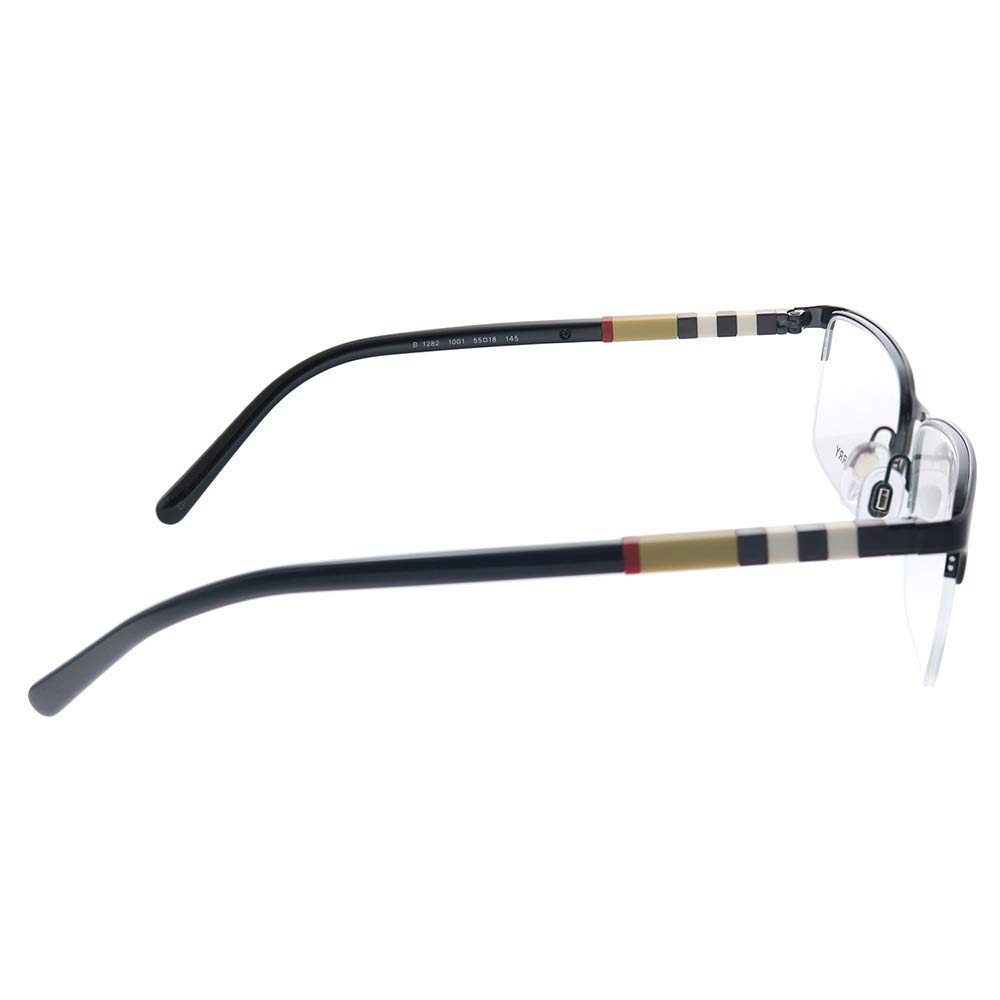 Mua BURBERRY BE 1282 1001 Black Palladium Metal Semi-Rimless Eyeglasses  55mm trên Amazon Mỹ chính hãng 2023 | Fado