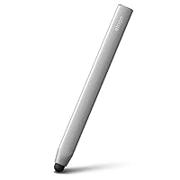 elago Premium Aluminum Stylus Pens Compatible with iPhone, iPad, Galaxy S series, Galaxy Tab, Kindle Fire for All Touch Screen Tablets/Cell Phones (Silver)