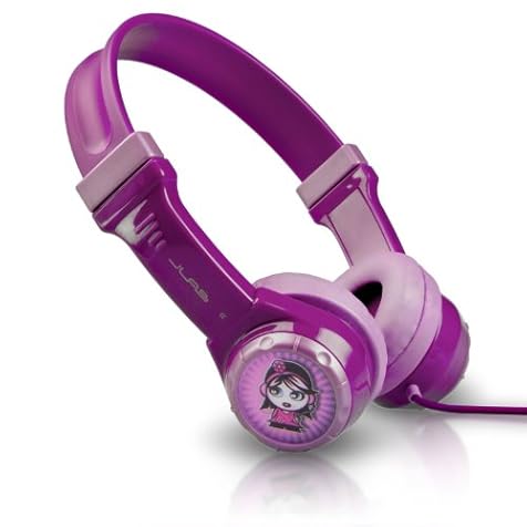 JLab Audio JBuddies Kids- Volume Limiting Headphones, Guaranteed for Life - Purple