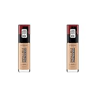 L'Oreal Paris Makeup Infallible Up to 24 Hour Fresh Wear Foundation, Golden Beige, 1 fl; Ounce (Pack of 2)