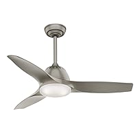 Casablanca Wisp Indoor Ceiling Fan with LED Light and Remote Control
