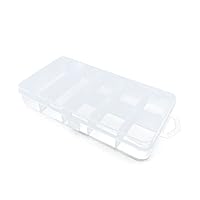 Price per 10 Pieces Arts Crafts Storage Clear Beads Tackle Box Organizers Small Parts Jewelry Findings Cases BOX031