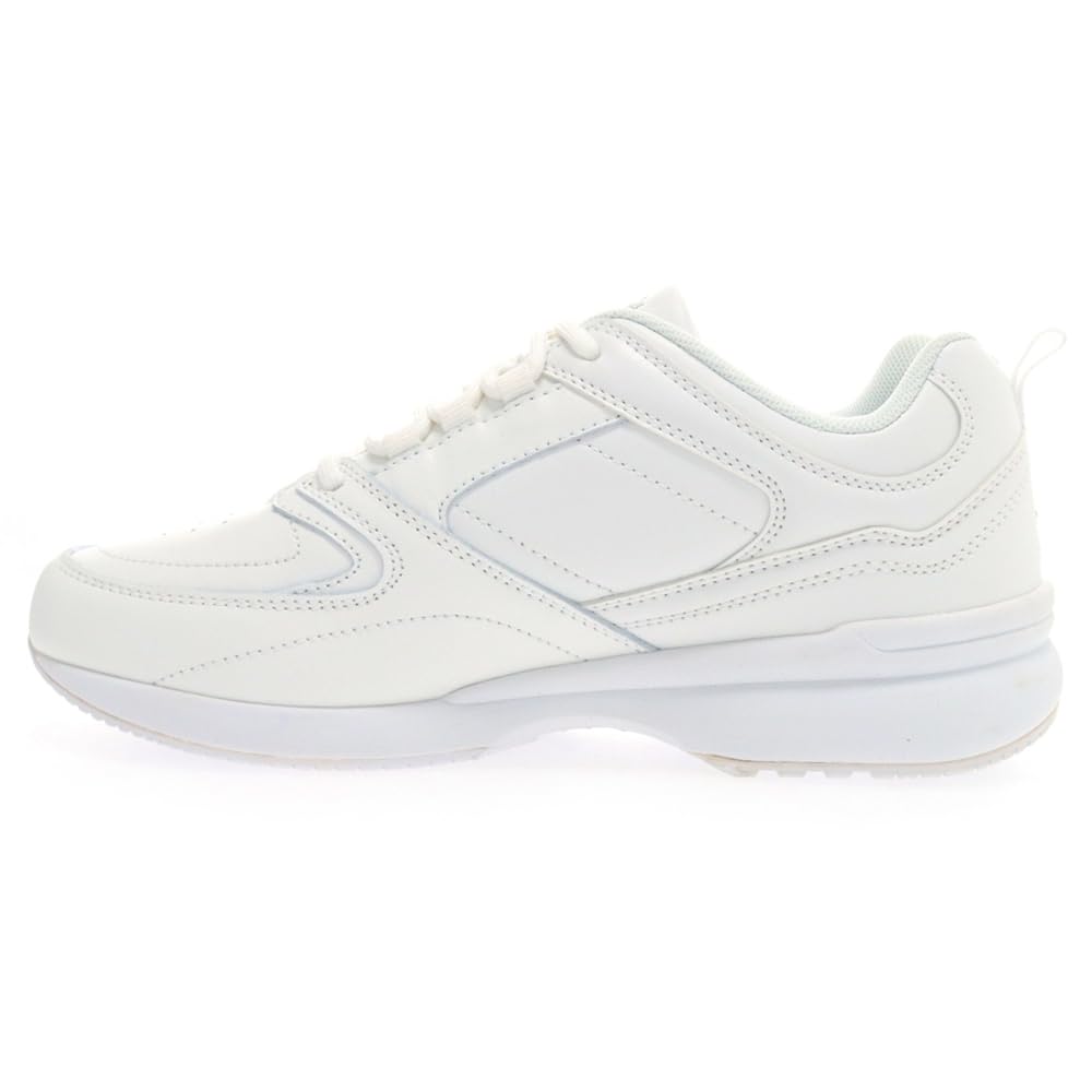 Propet Womens LifeWalker Sport Lace Up Sneakers Shoes Casual - White