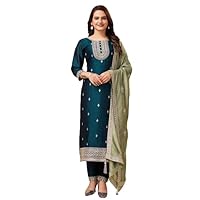 Design a new embroidered stitched salwar suit for women