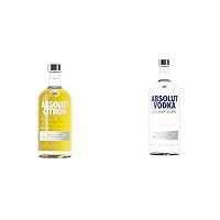 Citron Lemon Flavoured Swedish Vodka, 70 cl & Original Swedish Vodka, 1L