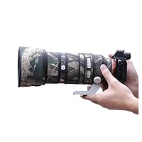 Camouflage Waterproof Lens Coat for Sony FE 70-200mm F2.8 GM OSS II Rainproof Lens Protective Cover (Reed Camouflage)