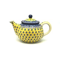 Polish Pottery Teapot - 3/4 qt. - Sunburst