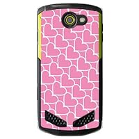 SECOND SKIN AKYG02-PCCL-201-Y179 Heart Stripe, Pink x White (Clear) / for Torque G02/au