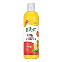 Alba Botanica Body Builder Shampoo, Mango, 12 Oz
