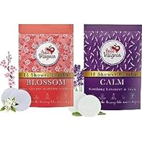 Aromatherapy Shower Steamers for Women (18 Pack X 2) - Gift for Mom, Gift for Women & Men, Shower Bath Bombs, Lavender, Cherry Blossom Shower Steamers