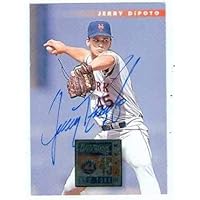 Jerry Dipoto autographed baseball card (New York Mets) 1998 Pacific #244 - Baseball Slabbed Autographed Cards