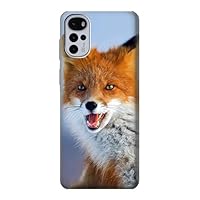 R0417 Fox Case Cover for Motorola Moto G22