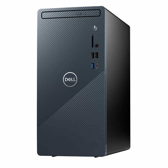 Dell Inspiron I3910 Desktop, 12th Gen Intel i5-12400 Processor, 12GB DDR4, 1TB HDD+256GB SSD, DVD Drive, Intel UHD Graphics, 802.11 ac, Bluetooth, HDMI, Windows 11 Home – Blue