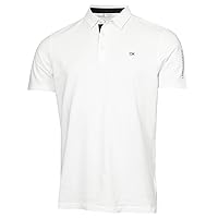 Calvin Klein Mens Plain Golf Breathable Moisture Wicking Polo Shirt