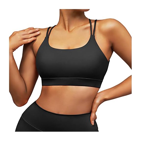 Mua RUUHEE Women Workout Sports Bras Criss Cross Padded Support Yoga Bra  Fitness Crop Tank Tops trên  Mỹ chính hãng 2024
