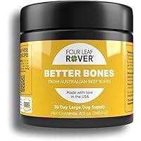 Better Bones - Dog Calcium Supplement with Phosphorus and Vitamin D for Joint, Teeth and Bone Health Support - Pure Grass-Fed Australian Beef Bone - Vet Formulated - Made in The USA