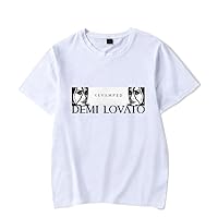 Demi Lovato Merch REVAMPED Album T-Shirt Women Men Fashion Casual Crewneck Short Sleeve Tee