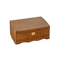 Watch Holder Watch Box Vintage Solid Wood Jewelry Box High-end Watch Box Jewelry Wooden Storage Box Watch Organizer (Color : Brown)