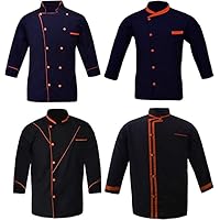 Unisex Men's Chef coat, chef jacket Restaurant Kitchen Chef Uniform with (Small to 6XL size). pack of 4