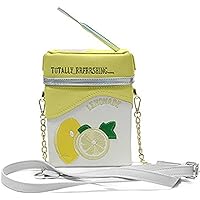 Personalized Strawberry Milk Lemonade Box Cross Body Purse Bag Cellphone Shoulder Bags Card Holder Wallet Purse