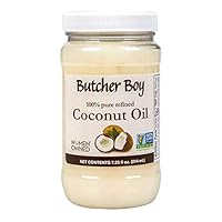 Butcher Boy Refined Coconut Oil, 7.25 oz Non-GMO Project Verified (Pack of 12 )