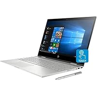 Newest 2019 HP Envy x360-15t Quad Core with 10th Gen. Intel i7-10510U, HP Stylus Pen, IPS FHD Edge-to-Edge, Fingerprint, Windows 10, B&O Audio 15.6