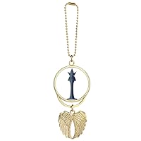 Empress Kaiserin Dignity Chess Game Car Keychain Angel Wing Pendant