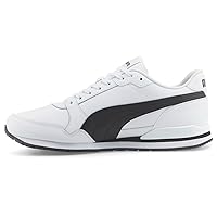 PUMA - Mens St Runner V3 L Shoes, Size: 4.5 M US, Color White Black