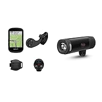 Garmin Edge 530 Mountain Bike Bundle with Varia UT800 Smart Headlight | Performance GPS Cycling Computer and 800 Lumens Headlight