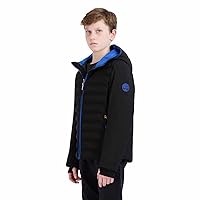 Youth Boy's Full Zip Polyfill Welded Jacket with Hood