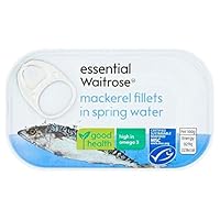 Essential Waitrose Mackerel in Spring Water 125g