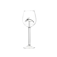 Wine Glass Cup Glasses Yogurt Cold Drink Cup Glass Goblet Transparent Glass Cup For Water Beer Cocktails Wine Cup