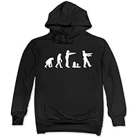 Unisex Men Women Birth–death process Creative Design Hooded Black Sweatshirt