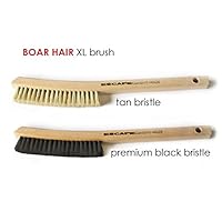 Premium Boars Hair Brush XL | Durable Cleaning Tool for Rock Climbing Holds | Natural Fiber Brush Designed for Ultimate Performance (Black)