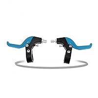 timely 1 Pair Plastic Kids Children Bicycle Brake Handle Bike Cycling Brake levers efficient (Color : Blue)