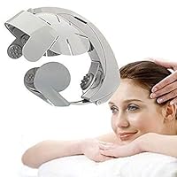 Health Care Smart Scalp Massage Brain Helmet Relax Brain Acupuncture Points Stress Release Easy-Brain Massager Machine Vibration Massage