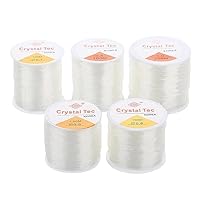 Strong Stretchy Elastic Ropes White Crystal String Cord 55/80/100m/roll Beading Wire Thread DIY Jewelry Bracelet Necklace MakingDeft and Professional