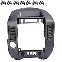 G-PLUS Center Dash/Radio Ac Bezel -W Spkr Bezel Compatible with 2004 2005 2006 Oem Nissan Titan/Armada