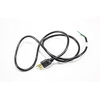 Whirlpool W10613691 Genuine OEM Power Cord For Range Hoods, 5 Feet Black Accessory – Replaces 3370315RP, 1550317, AH2367498, EA2367498, PS2367498