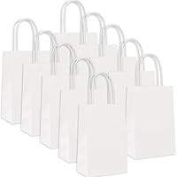 Elegant White Cub Paper Bag Value Pack (8.5
