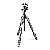 Manfrotto Befree Advanced Camera Tripod Kit with Twist Closure, Travel Tripod Kit with Ball Head, Portable and Compact, Camera Tripod in Aluminium for DSLR, Reflex, Mirrorless, Camera Accessories