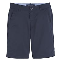 Tommy Hilfiger Boys Adjustable Waistband Performance Golf Shorts US 6 Slim, Navy