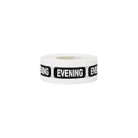 Evening Medical Healthcare Labels, 0.5 x 1.5 Inches in Size, 500 Labels on a Roll