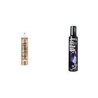Elnett Satin Extra Strong Hold Hairspray - Color Treated Hair 11 Ounce (1 Count) (Packaging May Vary) & Hair Care Advanced Hairstyle Boost It Volume Inject Mousse, 8.3 Ounce