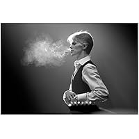 David Bowie smoking cigarette 8 x 10 Inch Photo