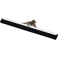 SPARTA Flo-Pac Floor Rubber Squeegee Window Squeegee with Reinforced Metal Frame for Floor, Bathroom, Kitchen, Concrete, Tile, Garage, Commercial Use, 30 Inches, Black