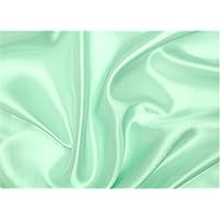 Pastel Mint Green Viscose Modal Satin Weave Fabric ~ 44