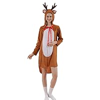 women's Christmas elk cosplay costumes,cute reindeer dress up costumes,holiday party bar performance costumes.