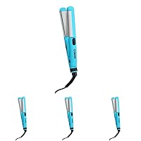 Conair Mini Dual Deluxe Styler; Add Curls and Waves - or - Straighten; Perfect for On-The-Go Styling (Pack of 4)